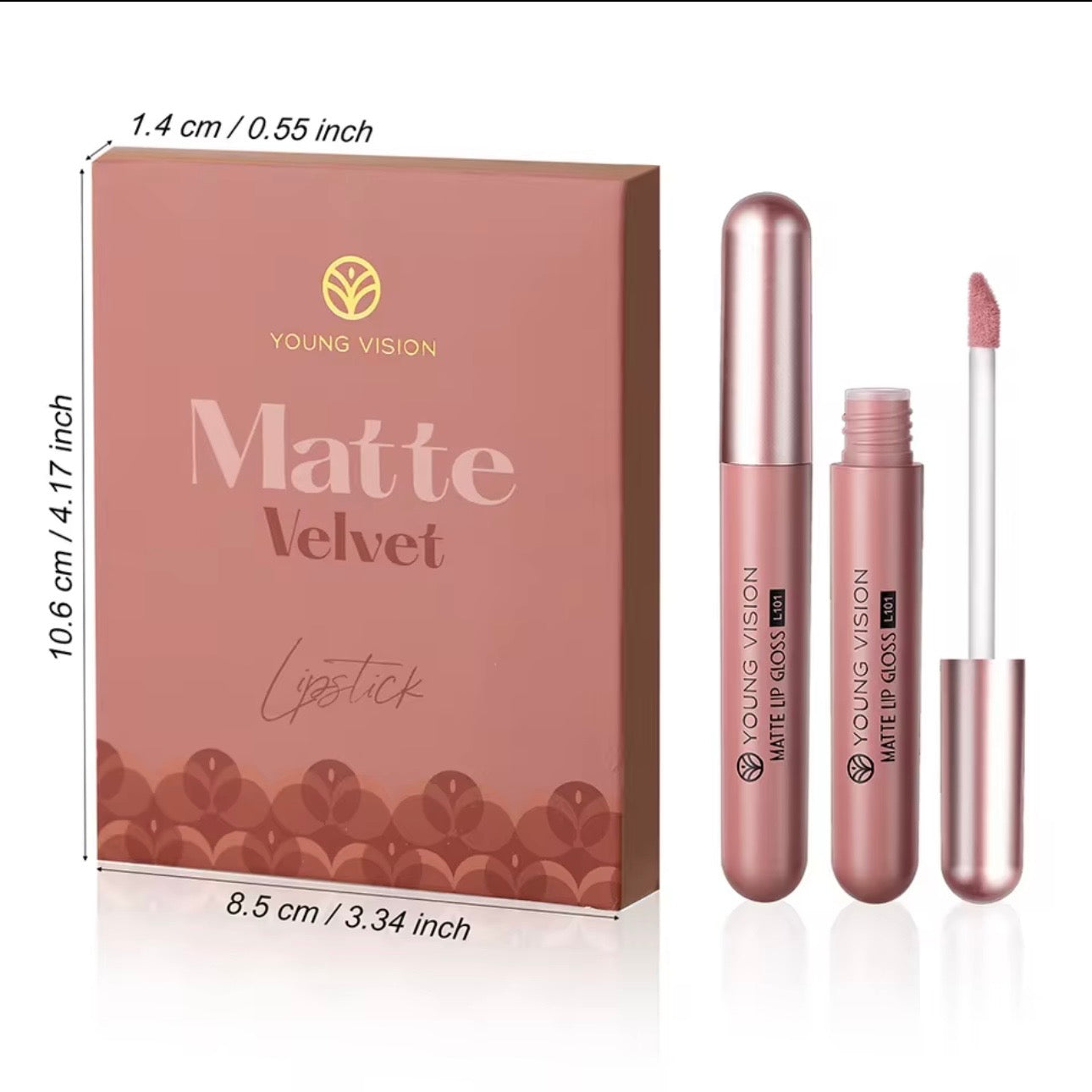 Matte Velvet Liquid Lipstick Set (6 Shades)