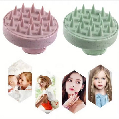 Silicone Scalp Massaging Shampoo Brush