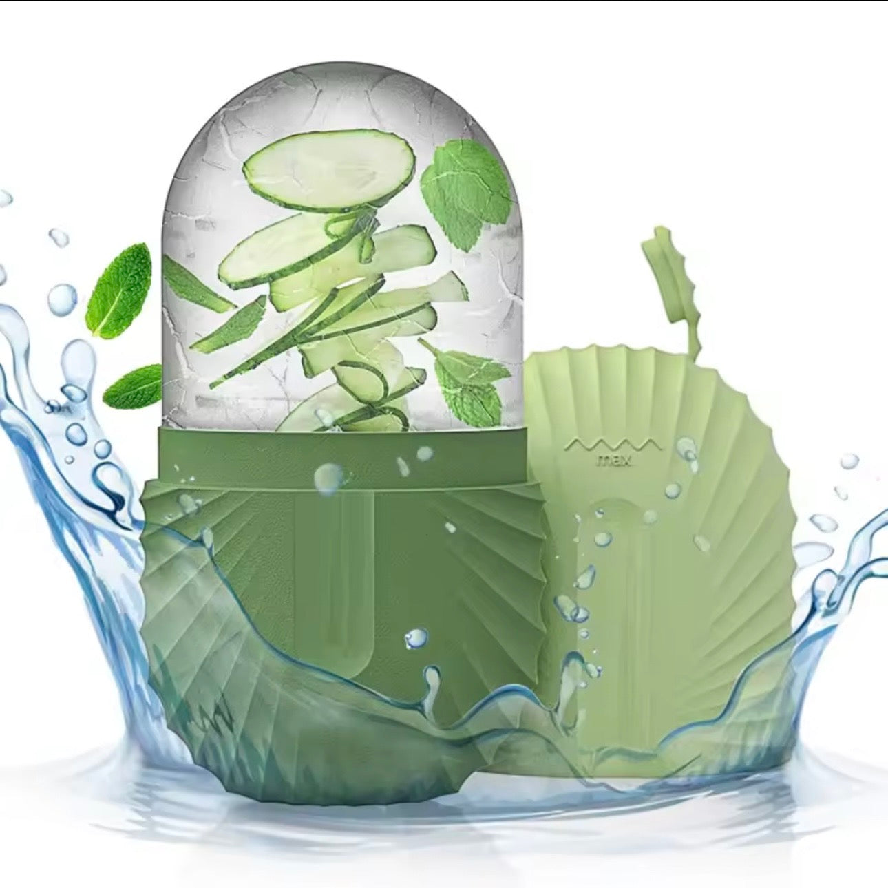 Ice Face Roller – Silicone Facial Ice Mold for Glowing Skin