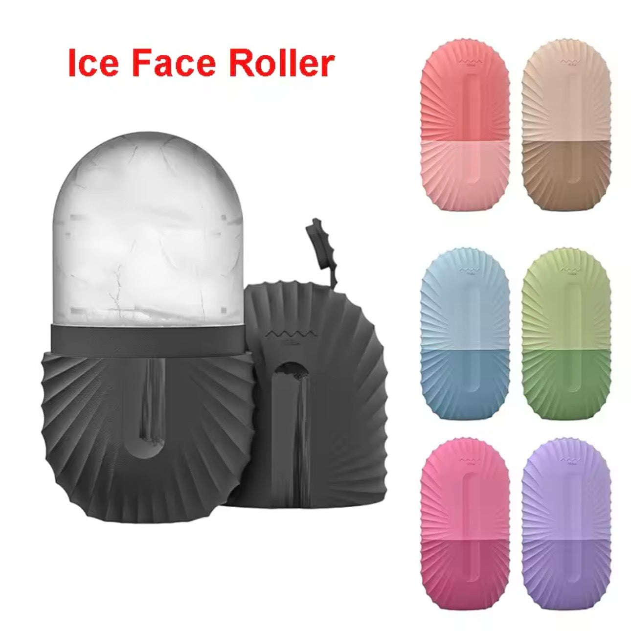 Ice Face Roller – Silicone Facial Ice Mold for Glowing Skin