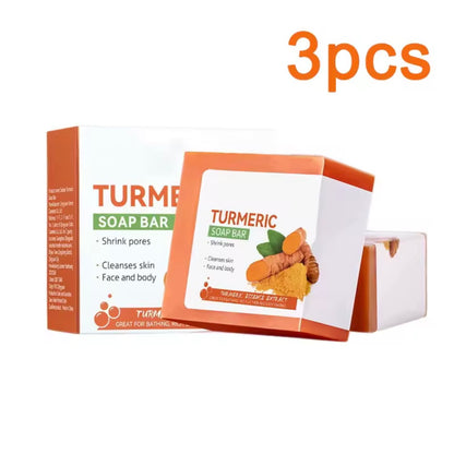 Turmeric Brightening Soap Bar – Natural Skin Cleanser for Face & Body