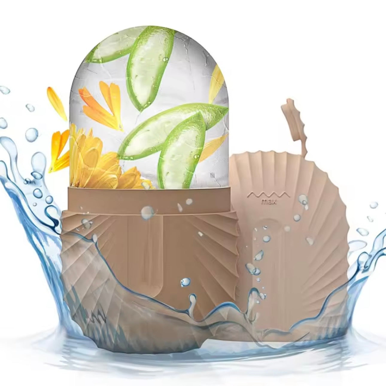 Ice Face Roller – Silicone Facial Ice Mold for Glowing Skin