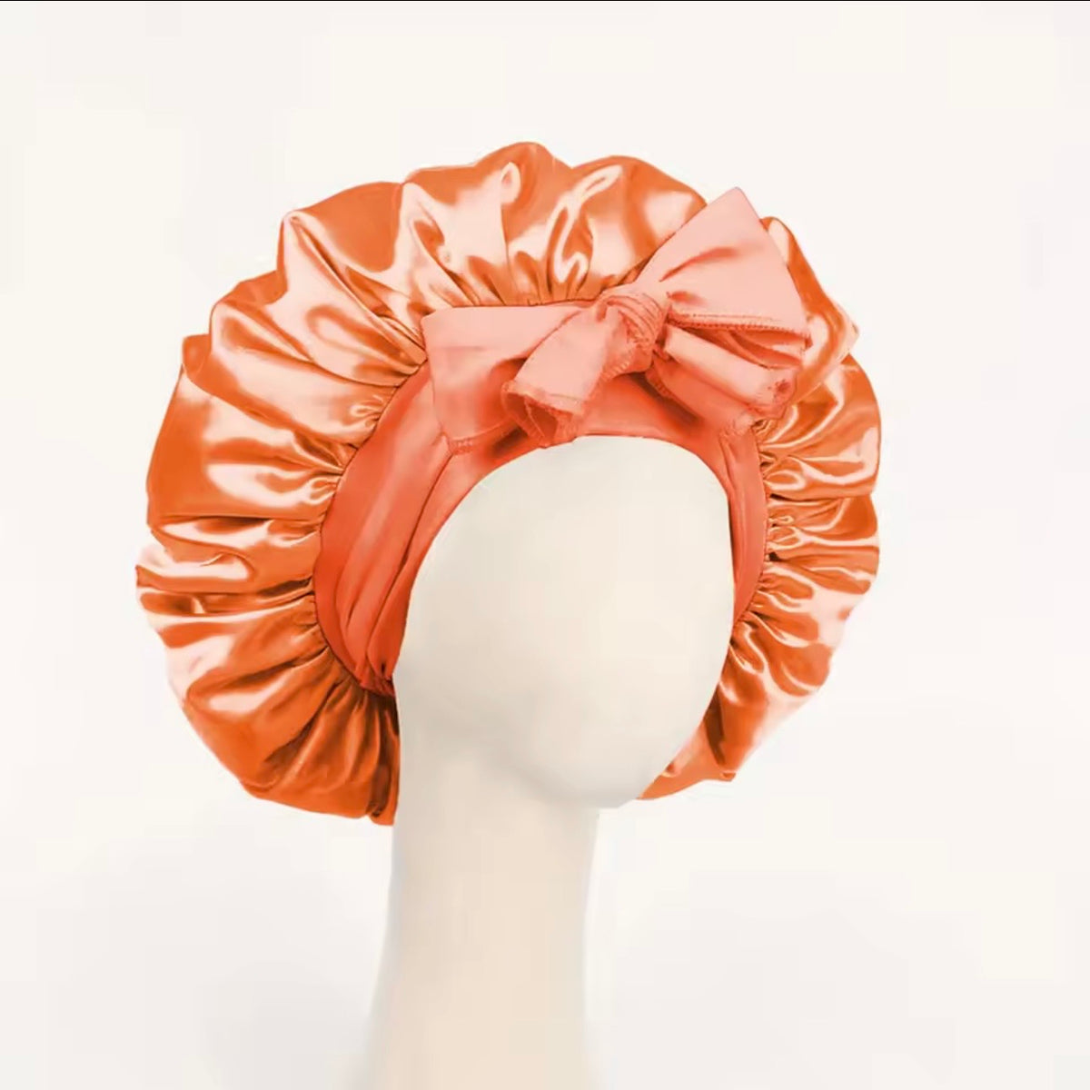 Luxury Satin Silk Sleep Bonnet – Adjustable Anti-Frizz Hair Protection Cap