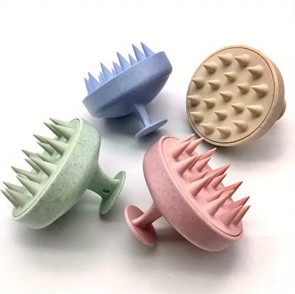 Silicone Scalp Massaging Shampoo Brush