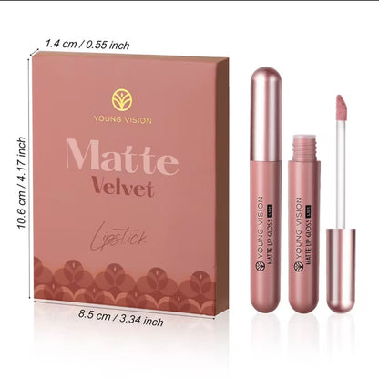 Matte Velvet Liquid Lipstick Set (6 Shades)