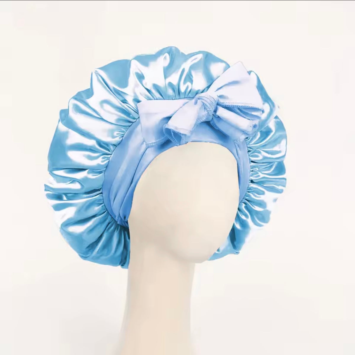 Luxury Satin Silk Sleep Bonnet – Adjustable Anti-Frizz Hair Protection Cap