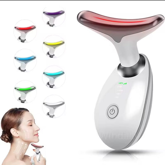 Neck Massager, Facial and Neck Massage Tool, Suitable for Facial, Neck, and Leg Massage, for Women and Men, Facial Beauty Instrument